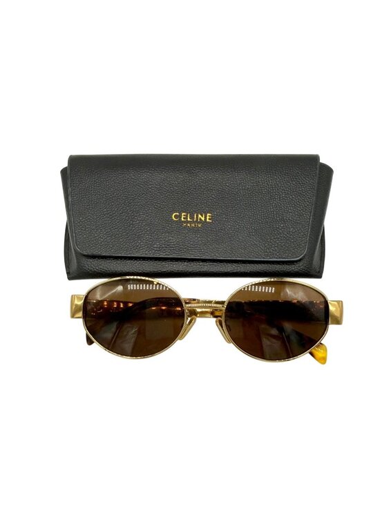 Celine Accessories - Celine Triomphe Metal CL40235U Sunglasses